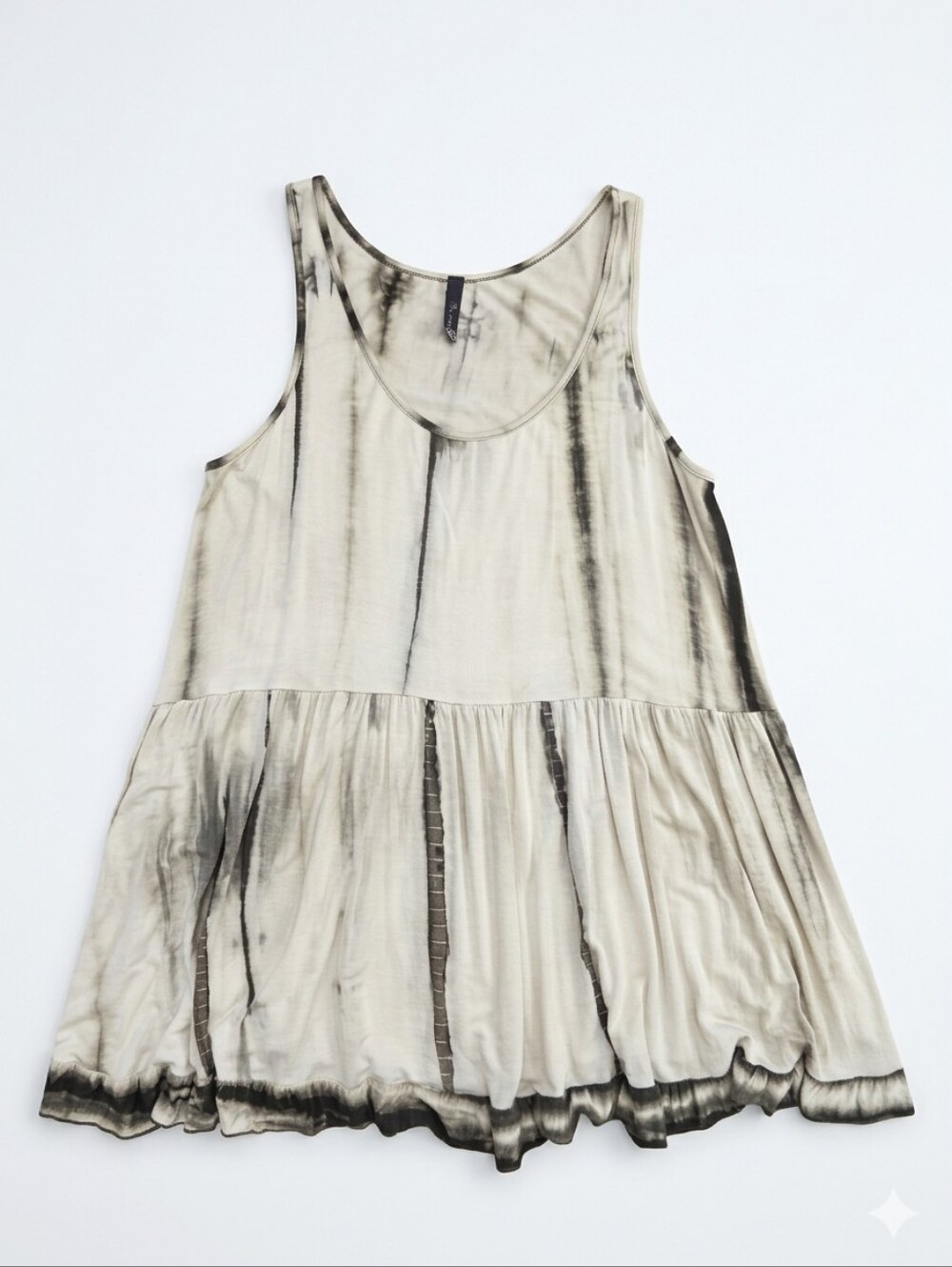🍑🩵Nu Label Babydoll Tiered Sleeveless Dress Large